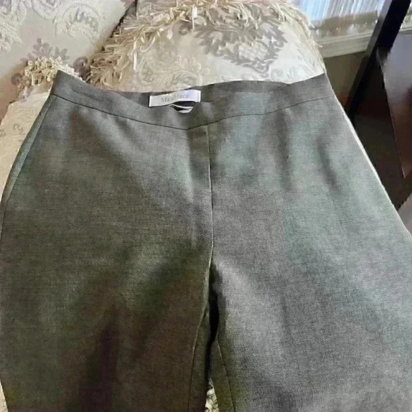 Max  Mara Trouser Pants Made In Italy Mohair Wool Minimalist Gray - Picture 6 of 13